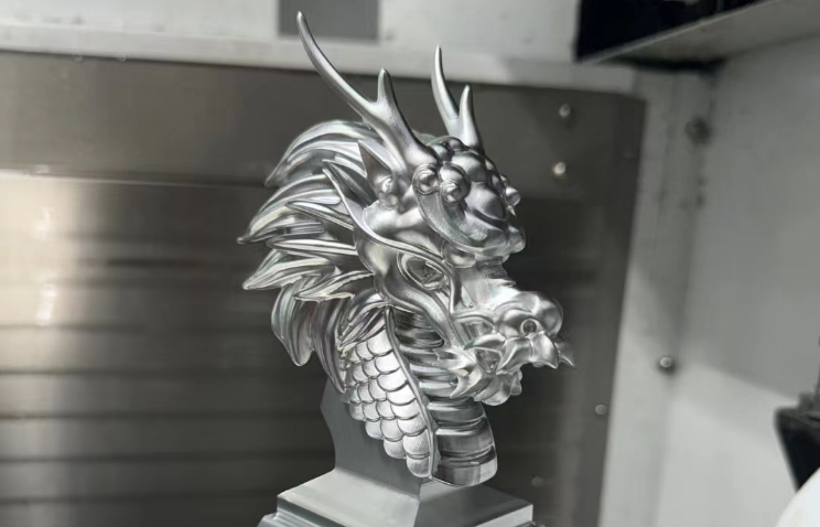 非標(biāo)定制：五軸龍首擺件實(shí)拍，鎮(zhèn)宅招財(cái)
